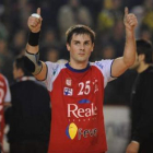 Dalibor Cutura quiere volver a repetir este gesto al término del partido ante el Valladolid.