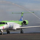 Bautizo de uno de los reactores que sustituyeron a los aviones de hélice.