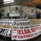 Cartelería para dinamizar la jornada de huelga.