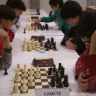 La categoría cadete durante un momento de su participación en esta segunda jornada.