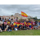 Grupo de creyentes de la Iglesia de San Marcelo en Portugal. DL