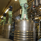 Interior de la fábrica de Antibióticos