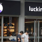 Un establecimiento de Luckin Cofee en Pekín.