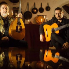 Los músicos Paco Díez y Raúl Olivar. DL