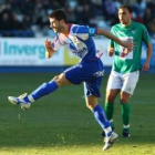 Juan Fuentes, que disputó su último partido en casa contra el Guijuelo, puede perderse el de este do