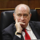 El exministro del Interior Jorge Fernández Díaz, en el Congreso.