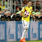 Santiago Arias en un partido con la selección colombiana /