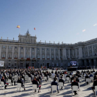 Asistentes al homenaje en el Palacio Real. BALLESTEROS