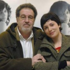 El director Felipe Vega y la actriz Barbara Lennie.