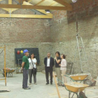 Palazuelo y Piedad del Río visitan las obras del programa de formación dual.