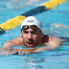 Michael Phelps, durante un calentamiento antes del inicio del Arena Pro Swim Series en Arizona.