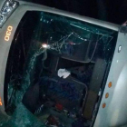 Accidente de un camión de pasajeros en Zacatecas, México.