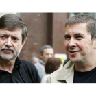Arnaldo Otegi y Rafa Díez Usabiaga