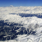El Himalaya visto desde el cielo