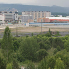 Suelo de la antigua montaña de carbón para el Bosque Urbano . AFB