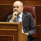 Manuel Chaves, en el Congreso, en febrero del 2015.