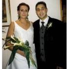 Rocío de Llamas Velasco y Alberto Cruz Rodríguez, tras su boda