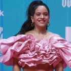 Rosalía posa en los Premios MTV, en Bilbao, el pasado 4 de noviembre.