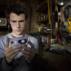 El actor Dylan Minnette, en la producción de Netflix 'Por 13 razones'.