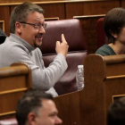 Xavier Domènech en el Congreso.