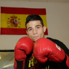 El boxeador leonés Antonio Barrul. DL