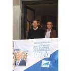 Carballo y Gallardo, ayer en la sede del PRB.
