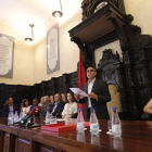 Un momento del acto celebrado esta mañana