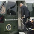 Biden sale de la Casa Blanca para iniciar su viaje a Europa CHRIS KLEPONIS