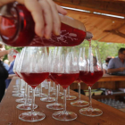 La Feria del Vino DO León, una de las citas tradicionales del verano coyantino. JESÚS F. SALVADORES