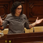 La portavoz de Junts pel Sí en el Parlament, Marta Rovira.