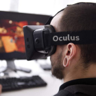 Imagen del ‘Oculus Rift’, un sistema de inmersión en realidad virtual, presentado recientemente en Berlín.