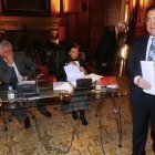 Martínez Barazón en el salón de plenos de la Diputación