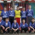 Formación del equipo infantil masculino del Ordoño II B