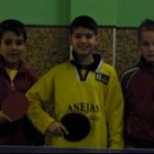 Formación del equipo del colegio Anejas que milita en la categoría alevín masculino