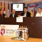 Acto de presentación del torneo, ayer en el ayuntamiento de Valencia de Don Juan
