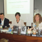 Francisco Jorquera, Cristina Alberte y Magdalena Sánchez, durante la celebración del seminario.