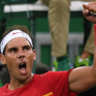Euforia de Nadal tras superar la primera ronda de los Juegos de Río-2016.
