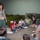 Un momento del taller de Momento Escénico.