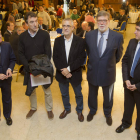 Los participantes en la jornada de El Mundo, poco antes de la sesión.