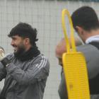 Amir Abedzadeh se incorporó ayer a los entrenamientos de la Deportiva junto a Lucho García y Giorgi Makaridze. L. DE LA MATA