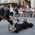 Los hermanos Javier y Damián Castaño durante la corrida. JESÚS F.S.