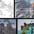 Imagen de la exposición en el Art Gallery de París.