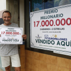 El Euromillón deja un premio de 17 millones de euros en la administración de loterías nº 1 de La Virgen del Camino. F. Otero Perandones.