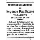 Algunos de los anuncios que se publicaron en uno de los primeros ejemplares del DIARIO DE LEÓN, en 1906. De la compañía Trasatlántica (arriba), de fundición de campañas (en el centro) o de vinos y cafés tostados (en la imagen inferior).