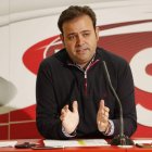 Tino Rodríguez en la sede del PSOE. JESÚS F. SALVADORES