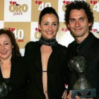 Los actores de «Aída» tras ganar varios TP