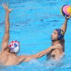 Felipe Perrone, durante la semifinal ante Croacia. MARKO METLAS