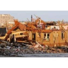 Una buena parte de la ciudad de Joplin quedó destrozada tras el paso del devastador tornado.