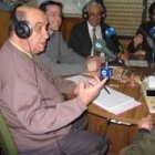Un momento del programa radiofónico de la campaña de Cáritas
