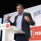 Javier Fernández, en la inauguración de ayer. PACO CAMPOS
